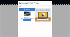 Desktop Screenshot of canicomein.info
