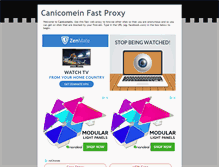 Tablet Screenshot of canicomein.info